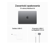 Apple MacBook Air M3/16GB/512/Mac OS Gwiezdna szarość 10R 36msc - 1228242 - zdjęcie 9